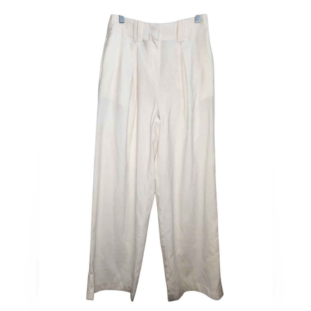 LVIR White Flap Pocket Trousers Size S